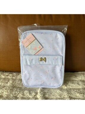 LoveShackFancy - Yoobi Everblooming Rosettes Tech Organizer - Whisper Blue